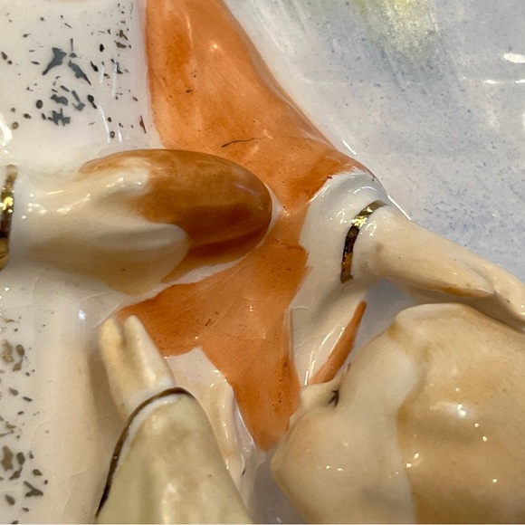 VINTAGE Kitchen MADONNA Wall Plaque 3D Ceramic Hand Painted 1960’s Japan. - Picture 5 of 16